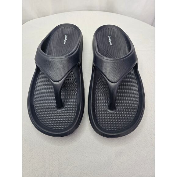Club Room Men's Remy Thong Sandals Flip Flops Navy Size 10M NWT - Picture 2 of 5